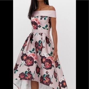 High low floral wedding/cocktail dress